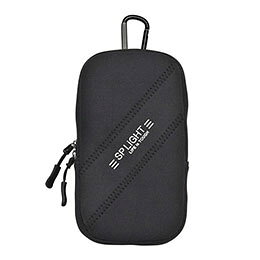 ☆エツミ SP Lightポーチ Type1 斜めライン スマホやカメラ・文具や工具など自由に収納できるクッションポーチ ブラック VE-3600