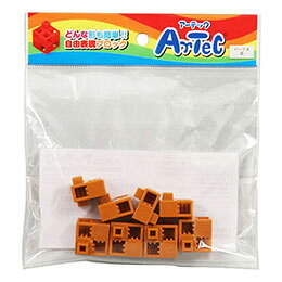 Artecブロック ハーフA 8P 茶製品分類 Artecブロック / アーテックブロック・Lブロックセット内容 : ブロック ハーフA×8pcs 本体カラー : 茶 商品サイズ : ブロック ハーフA…W20×H20×D10mm 材質 : ブロック…ABS 梱包形態 : ヘッダー付き袋入り 生産国 : 日本 保証期間 : 初期不良対応