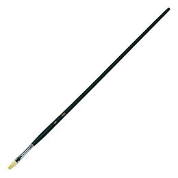 初心者向け スクールセット用として豚毛は油絵に最も適した毛です。セット内容 : 本体×1 商品サイズ : 全長…約290mm 穂先…約6×13mm 材質 : 豚毛 梱包 : なし 生産国 : 日本 保証期間 : 初期不良対応