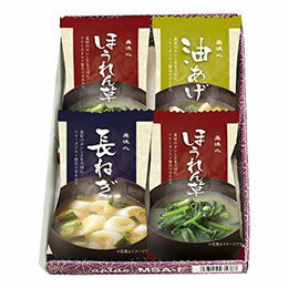 ☆【5セット】 美味心 フリーズドライ味噌汁ギフト 【フリーズドライ味噌汁(油あげ7.2g・長ねぎ6.3g各1個・ほうれん草6.2g×2個)】 1218-018X5 nf-12146145 カー用品卸問屋 ニューフロンテア パッケージ画像