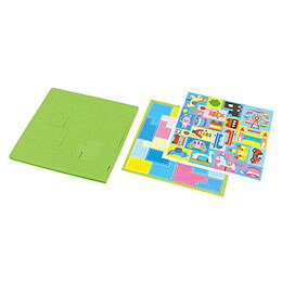 ☆【5個セット】 ARTEC EVAゆうえんちパズル 自分だけのゆうえんちを作ろうパズルもできる ATC21276X5