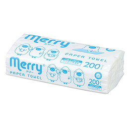 ☆【200枚×10セット】 新橋製紙 新メリータオル200x250mm 100%パルプなので食品関係...