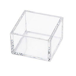 ☆【5個セット】 ヤマコー 用美 業務用 ミニクリア桝 (約4.9×4.9×H4.1cm) クリアー ホテル・旅館・レストラン向け業務用品 yamaco26978X5