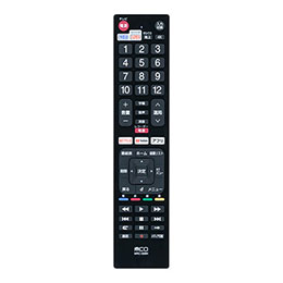 ☆ナカバヤシ TVリモコン レコーダー対応 レコーダーにもテレビにも使える ブラック MRC-06BK