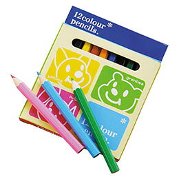 パステル12色カラーペンシル描きやすい色鉛筆12本入りです。メーカー品番 : 1825-01 内容物 : 本体(約φ8×88mm)×12 素材 : 木 生産国 : 中国 パッケージ形態 : 化粧箱 箱サイズ : 約110×89×9mm 箱入重量 : 約40g