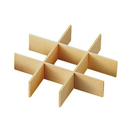 ☆ヤマコー 用美 業務用 白木・おせち重箱 6.5寸用仕切 4本組 (約18.1×H4cm (t4mm)) ホテル・旅館・レストラン向け業務用品 yamaco27323