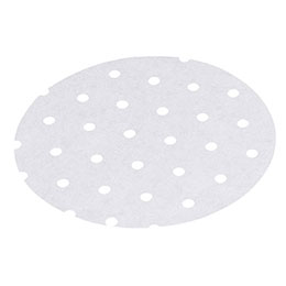☆ヤマコー 用美 業務用 クックシート・穴開き 丸 大サイズ (約φ15.6cm) 250枚入 ホテル・旅館・レストラン向け業務用品 yamaco65306