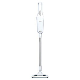 フカイ スティッククリーナー1.3kgの軽量モデルだから気になる時にサッとお掃除できます。 紙パック式なので吸引したゴミやほこりは紙パックごと捨てるだけ。 タテ、ヨコ自在に動くフロアブラシで部屋中隅々までお掃除可能。 お手元はハンディで、床や届きにくいところはスティックでご使用いただけます。 充電時間…約4時間 連続使用時間…最大約40分(ターボモード約20分) 集塵容量…約330mlメーカー品番 : FSC-001 内容物 : 本体(約100×470×105mm)・壁掛けホルダー・フロアブラシ・延長管・隙間ノズル・ブラシノズル・充電用ACアダプター×各1、専用紙パック×20 素材 : ABS 生産国 : 中国 パッケージ形態 : 化粧箱 箱サイズ : 約165×505×170mm 箱入重量 : 約1.9kg