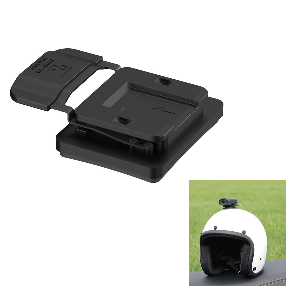 MAXWIN MUFU 両面テープ式マウント MF-OP06 MF-BDVR003/003-PRO/004・MF-V40T-B対応 ヘルメット取付●取付簡単マウントの裏面にあるテープ装着部分をヘルメットに貼り付けるだけで取付完了。貼り付けるだけなので、誰でも簡単に取り付けできます。●強力固定テープ3M? VHB?の両面テープを採用しました。優れた強度を持ち、接合力が抜群。●ワンタッチボタン設計ドライブレコーダー本体をマウントからスムーズに取り外れるようにデザインを採用。ワンタッチでドライブレコーダー本体が取り外せます。【対応機種】・MF-BDVR003・MF-BDVR003-PRO・MF-BDVR004・MF-V40T-B【製品仕様】本体サイズ：約55×46×13.5mm重さ：約15g梱包サイズ：約80×70×55mm【付属品】本体x1、3M両面テープ×1※メーカーからの直送となります。他の商品との同梱・沖縄/離島への配送・代金引換はできません。