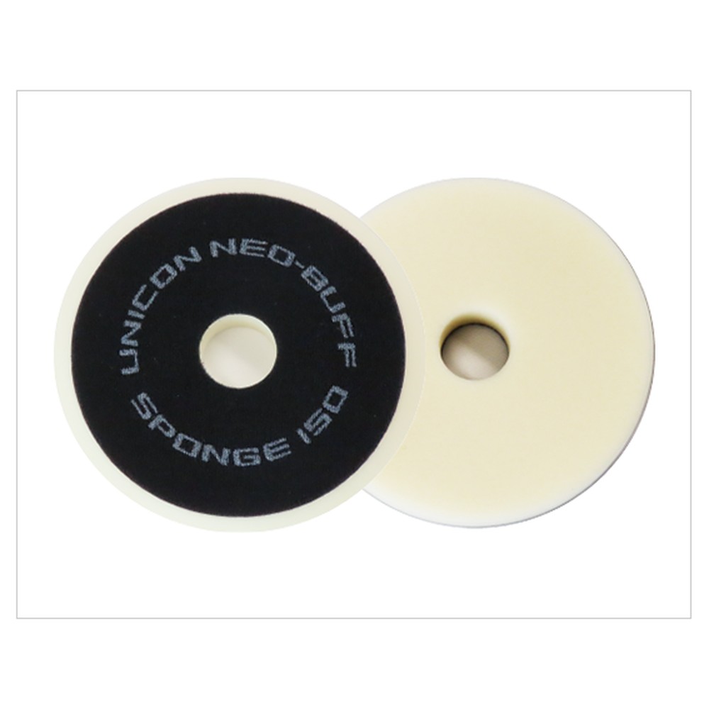 UNiCON ユニコン FMC NEO-BUFF SPONGE150 10998【特長】●目の細かいスポンジ素材を採用し、塗面へのバフ傷を低減します。●低反発スポンジのように塗面に密着しながら磨くことが可能です。●押さえつけて研磨する必要がなく、仕上がり性にこだわった新しいタイプのスポンジバフです。【仕様】●品番：10998※仕様・パッケージは予告なく変更される場合があります。メーカー製品情報：石原ケミカル（UNICON）公式サイト