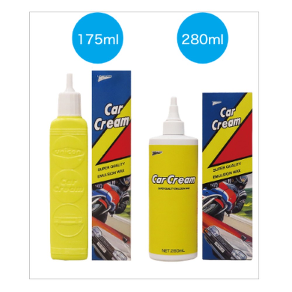 UNiCON ユニコン ユニコンカークリーム 175ml 13310《ユニコンカークリーム 175ml》・《ユニコンカークリーム 280ml》【特長】●研磨剤ゼロ●リキッドタイプ●全塗色車対応【仕様】●品番：13310●容量：175ml※危険物（第四類）のため航空便では送れません。お届けは陸送のため、地域によっては日数がかかります。※仕様・パッケージは予告なく変更される場合があります。メーカー製品情報：石原ケミカル（UNICON）公式サイト