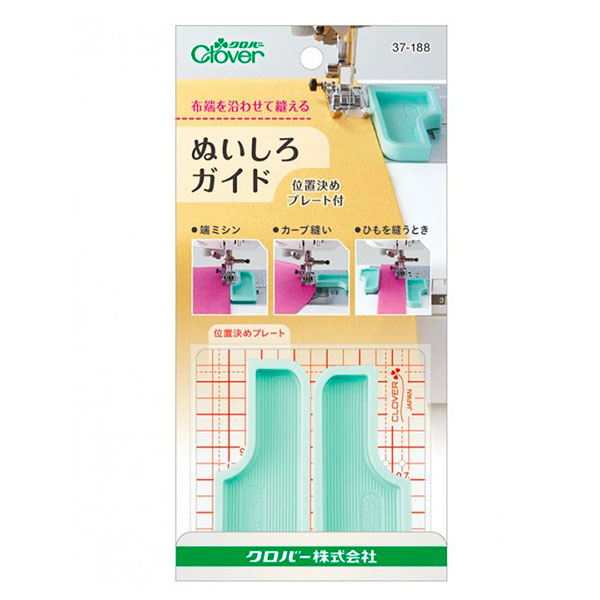 ご注文後3〜6日前後の出荷となります※納期に関しては、通常土日祝日を除いた営業日での出荷予定ですが、欠品やメーカー終了の可能性もあり、その場合は別途メールにてご連絡いたします【※在庫切れの場合、ご注文をキャンセルとさせて頂く場合がございますので予めご了承ください。】【※お届け先が沖縄・北海道・離島の場合、別途料金が発生する場合がございます。】【※配達日時指定できませんのでご了承願います】ガイドの向きや組み合わせで、さまざまな縫い方に対応。粘着式なので、金属・プラスチックを問わず、お好みの位置に取り付けることができます。サイズガイド:30×65×7.6mm(1つあたり)、位置決めプレート:70×70×0.3mm個装サイズ：10×17×1cm重量個装重量：26g素材・材質●ガイド本体:ABS樹脂、粘着シート:ポリウレタン●位置決めプレートPET仕様位置決めプレート付製造国日本・広告文責（株式会社ニューフロンテア 03-5727-2355）一定の縫いしろ幅できれいにステッチができます。※針止めネジと針板の間が8mmより高いミシンに適しています。※パッケージはイメージですガイドの向きや組み合わせで、さまざまな縫い方に対応。粘着式なので、金属・プラスチックを問わず、お好みの位置に取り付けることができます。fk094igrjs