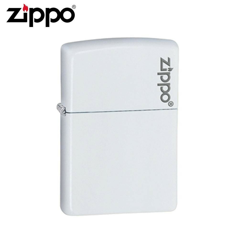 ●【送料無料】ZIPPO(ジッポー) オイルライター 214ZL ホワイトマット「他の商品と同梱不可」