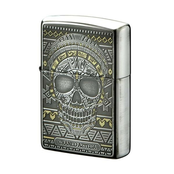 ●【送料無料】ZIPPO アステカンスカル　フェイス 70645「他の商品と同梱不可/北海道、沖縄、離島別途送料」