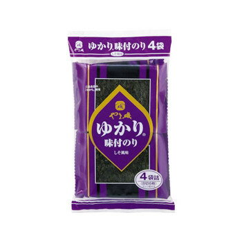 ◎●【送料無料】【代引不可】やま磯 ゆかり味のり4袋R 4袋詰(8切6枚)×40個セット「他の商品と同梱不可/北海道 沖縄 離島別途送料」