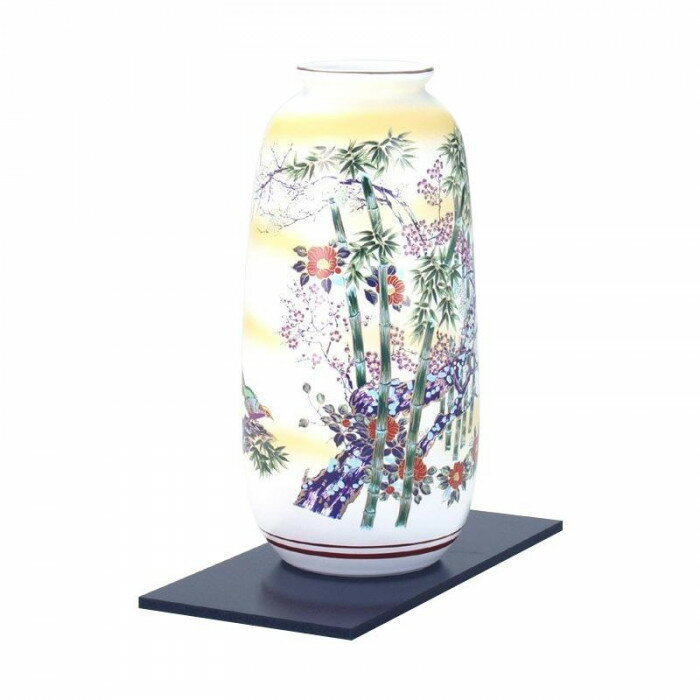 ●【送料無料】【代引不可】九谷焼 8号寸胴 竹雉 N163-03「他の商品と同梱不可/北海道、沖縄、離島別途送料」