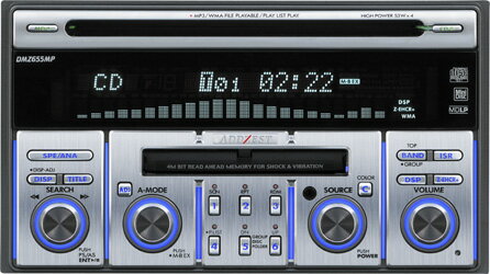 ADDZEST アゼスト オーディオ 2DIN DMZ655MP