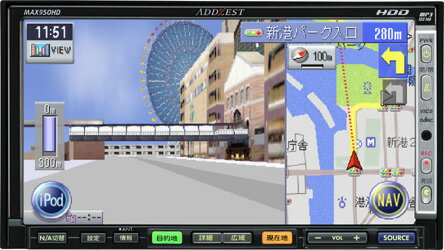 6月中旬　予約順ADDZEST アゼスト カーナビ HDD MAX950HD