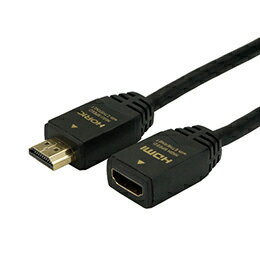 ☆HORIC HDMI延長ケーブル 1m ブラック HDFM10-040BK