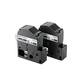 NEC - ☆エレコム テプラPRO用互換テープ/白/黒文字/8m/12mm幅/2個パック CTC-KSS12K-2P