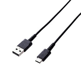 ☆エレコム スマートフォン用USBケーブル USB(A-C) 認証品 高耐久 0.7m ブラック MPA-ACS07NBK