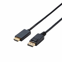☆エレコム 変換ケーブル DisplayPort-HDMI 2.0m ブラック CAC-DPHDMI20BK