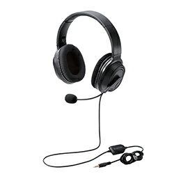 Earhook Type - ☆エレコム オーバーヘッドタイプヘッドセット/両耳/4極/変換ケーブル付/40mmドライバ/ブラック HS-HP30TBK