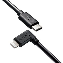 ☆エレコム iPhoneケーブル iPadケーブル 抗菌 L型コネクタ タイプC PD対応 充電 データ転送 2m ブラック MPA-CLL20BK ☆エレコム iPhoneケーブル iPadケーブル 抗菌 L型コネクタ タイプC PD対応 充電 データ転送 2m ブラック MPA-CLL20BK