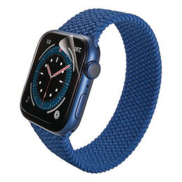 ☆エレコム Apple Watch 44mm/フルカバーフィルム/衝撃吸収/防指紋/高光沢/傷リペア AW-20MFLAPKRG