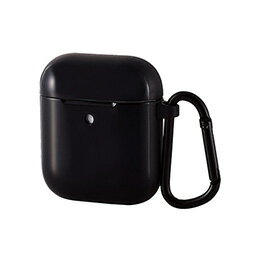 ☆エレコム 無線充電AirPods対応アクセサリ/TOUGH SLIMケース/カラビナ付/ブラック AVA-APTSBK
