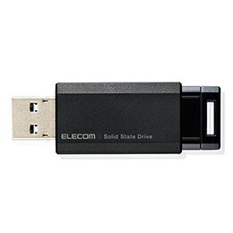 ☆エレコム SSD 外付け ポータブル 500GB 小型 ノック式 USB3.2(Gen1)対応 ブラック PS4/PS4Pro/PS5 ESD-EPK0500GBK