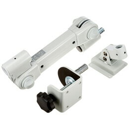 ☆ライブクリエータ スタンダードアーム クランプ固定 中荷重 アイボリー ARM2-21C