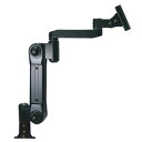 ☆ライブクリエータ スイング式スタンダードアーム フランジ付グロメット固定 中荷重 ブラック ARM2-11AG2B(3)