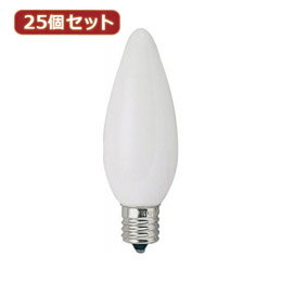 Other - ☆YAZAWA 25個セット シャンデリア球10Wホワイト口金E17 C321710WX25