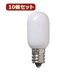 ☆YAZAWA 10個セット ナツメ球15Wクリア T201215CX10