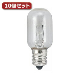 ☆YAZAWA ナツメ球 T20 E12 20W クリア10個セット T201220CX10