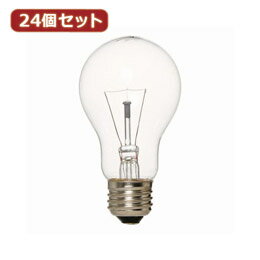 ☆YAZAWA 24個セット 長寿命クリア40W形 L100V40WCLX24
