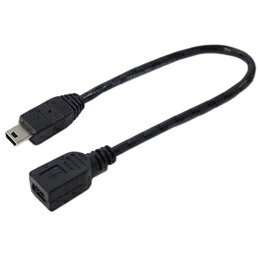 ☆変換名人 USBmini延長ケーブル20(フル結線) USBM5/CA20F
