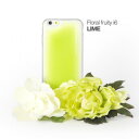 ZuV[YEpX^ iPhone6ptیP[X Aroma(A}) case Floral fruity Lime