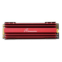 ☆Awesome M.2 SSD NGFF 2280 アルミヒートシンク 赤 AWD-MCS001-RD