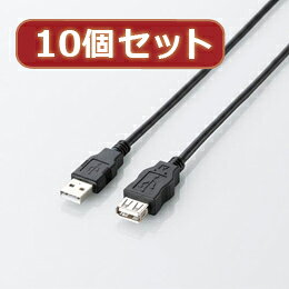 RoHS指令準拠、環境配慮パッケージで、環境にやさしいエコケーブル。マウスやキーボードなどのUSBケーブルの長さが足りないときに、延長してパソコンと接続できるUSB2.0準拠延長ケーブル。