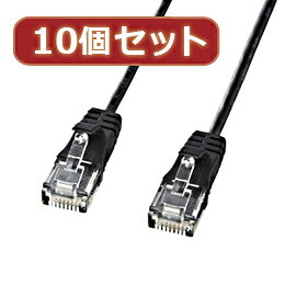 極細タイプ、ギガビットイーサネット対応カテゴリ6LANケーブル