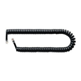 ☆ミヨシ 受話器用カールコード 0.3m ストレ-ト結線 黒 DC-J403S/BK ☆ミヨシ 受話器用カールコード 0.3m ストレ-ト結線 黒 DC-J403S/BK