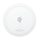 ☆ミヨシ ワイヤレス充電アダプタセット 5W ホワイト IWUA-01/WH