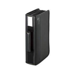 ☆エレコム Blu-ray/DVD/CD対応 ファスナーケース CCD-SSB96BK