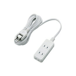 ☆エレコム 電源タップ(雷ガード・ほこりシャッター) T-KST02-22330WH