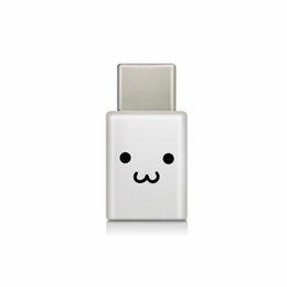 ☆エレコム スマートフォン用USB変換アダプタ USB(microBメス)-USB(Cオス) ホワイトフェイス MPA-MBFCMADNWHF