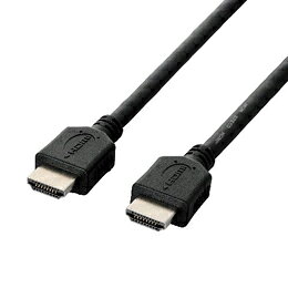 HDMIの最新規格にフル対応した、HIGH SPEED with Ethernet認証済みの“イーサネット対応HIGH SPEED HDMIケーブル”です