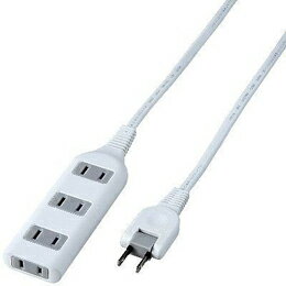 ☆YAZAWA 耐トラ付タップ4個口 Y02S403WH