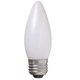 ☆YAZAWA　シャンデリア球 C37 E26 25W フロスト　C372625F